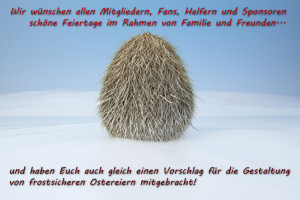 Der SV Lok Rangsdorf wünscht frohe Ostern 2013